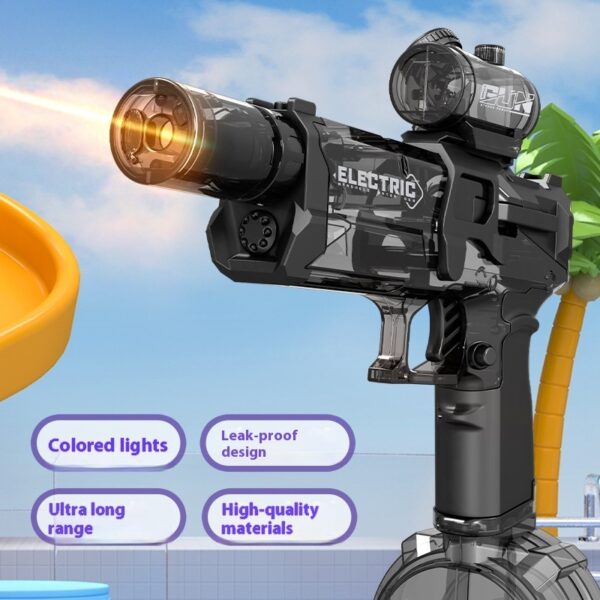 Fire Rat Electric Water Pistol Cool Light Full Automatic Water Spray Gun Summer Toy Sports Entertainment Children Gifts - Image 6