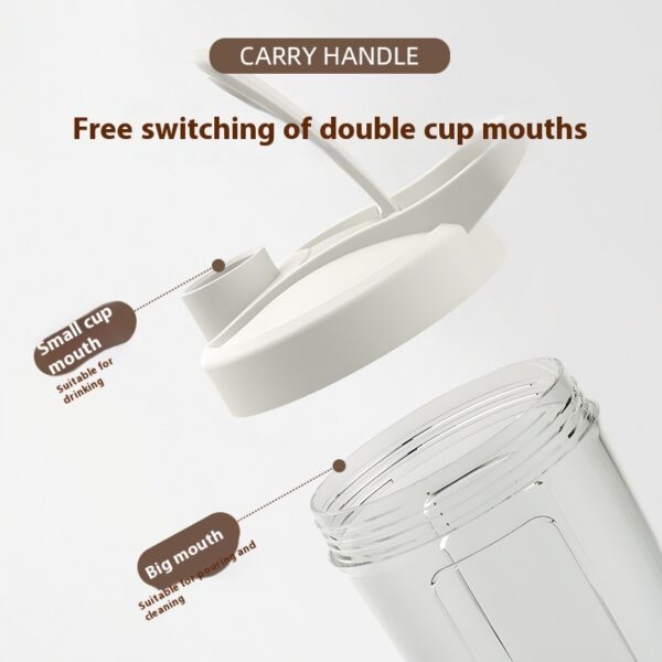 400ML 14oz Electric Protein Powder Mixing Cup Automatic Shaker Mixer Shake Bottle Milk Coffee Blender Kettle Fro Gym - Image 6