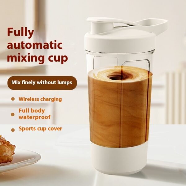 400ML 14oz Electric Protein Powder Mixing Cup Automatic Shaker Mixer Shake Bottle Milk Coffee Blender Kettle Fro Gym - Image 8