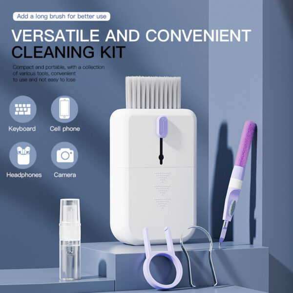 Portable 11 In 1 Multifunctional Cleaning Kit Computer Keyboard , Cleaner Phone Screen , Earphone - Image 5